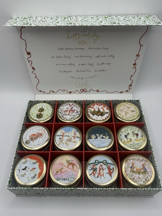 Anthropologie Other - Anthropologie Advent Calendar 12 Days Of Christmas Candles 2020 Gift Set Open